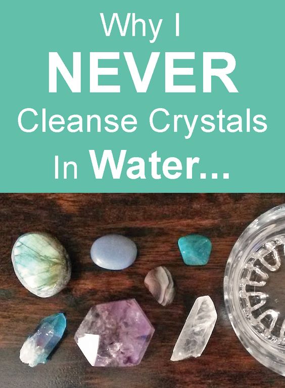 Still cleanse crystals in water? Read why this common crystal healing method could ruin your crystals!... 