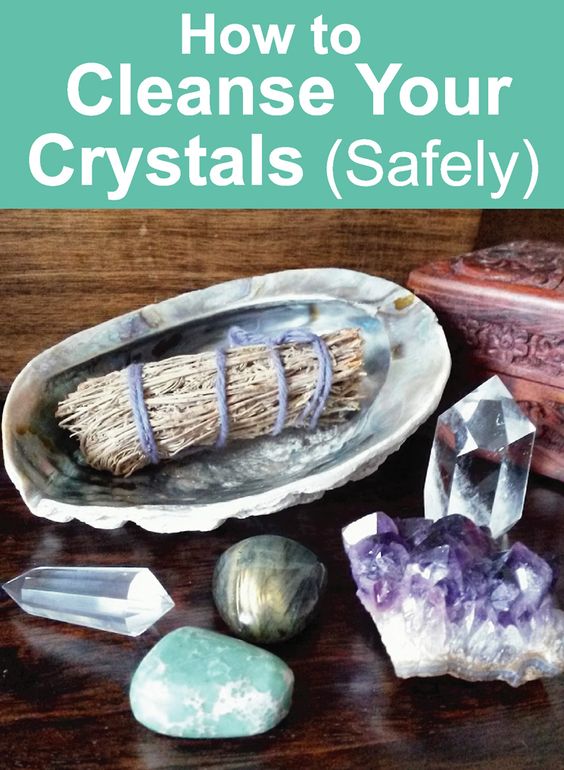 How To Cleanse Your Crystals SAFELY. Clear your crystals of negative energies.