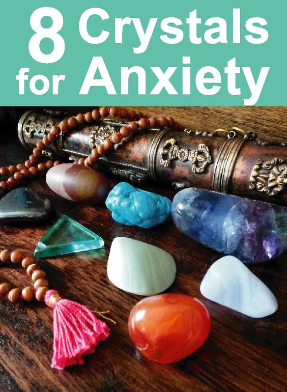 Eight Crystals For Anxiety. Use these calming crystals to calm your mind, stay centred and bring back your chill.