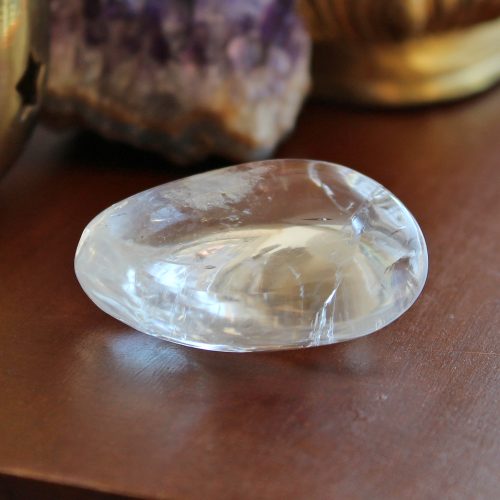Try clear Quartz Crystals for yoga practice