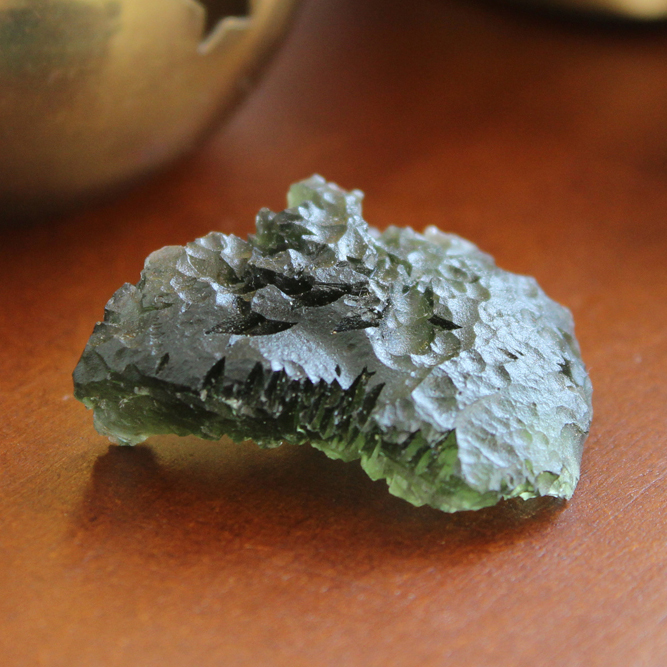 Moldavite was formed by a meteor impact
