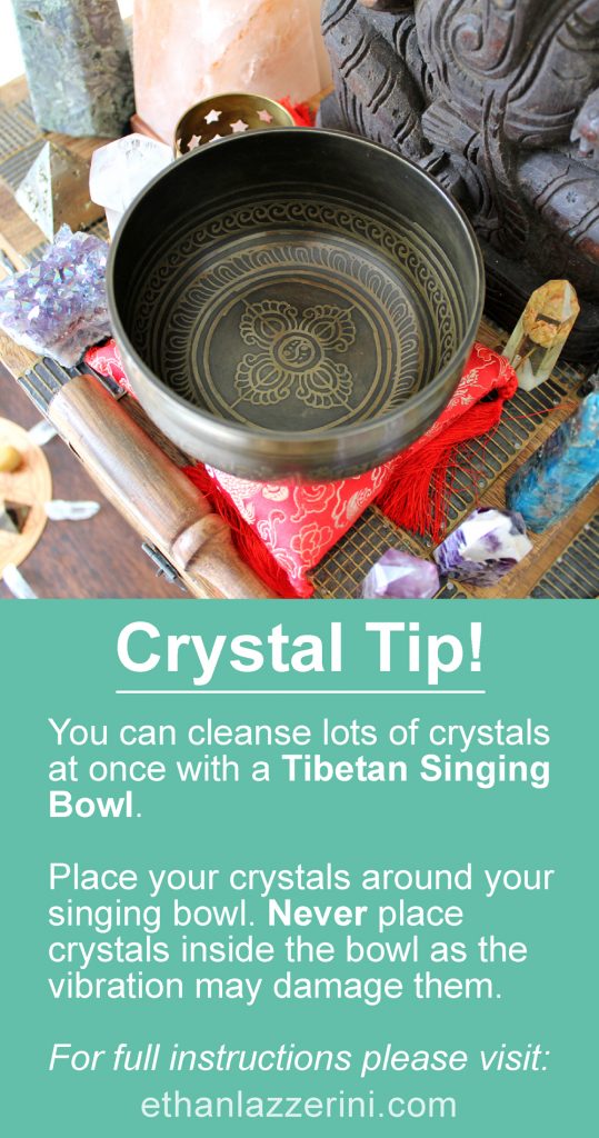 How To Cleanse Crystals With A Singing Bowl Ethan Lazzerini