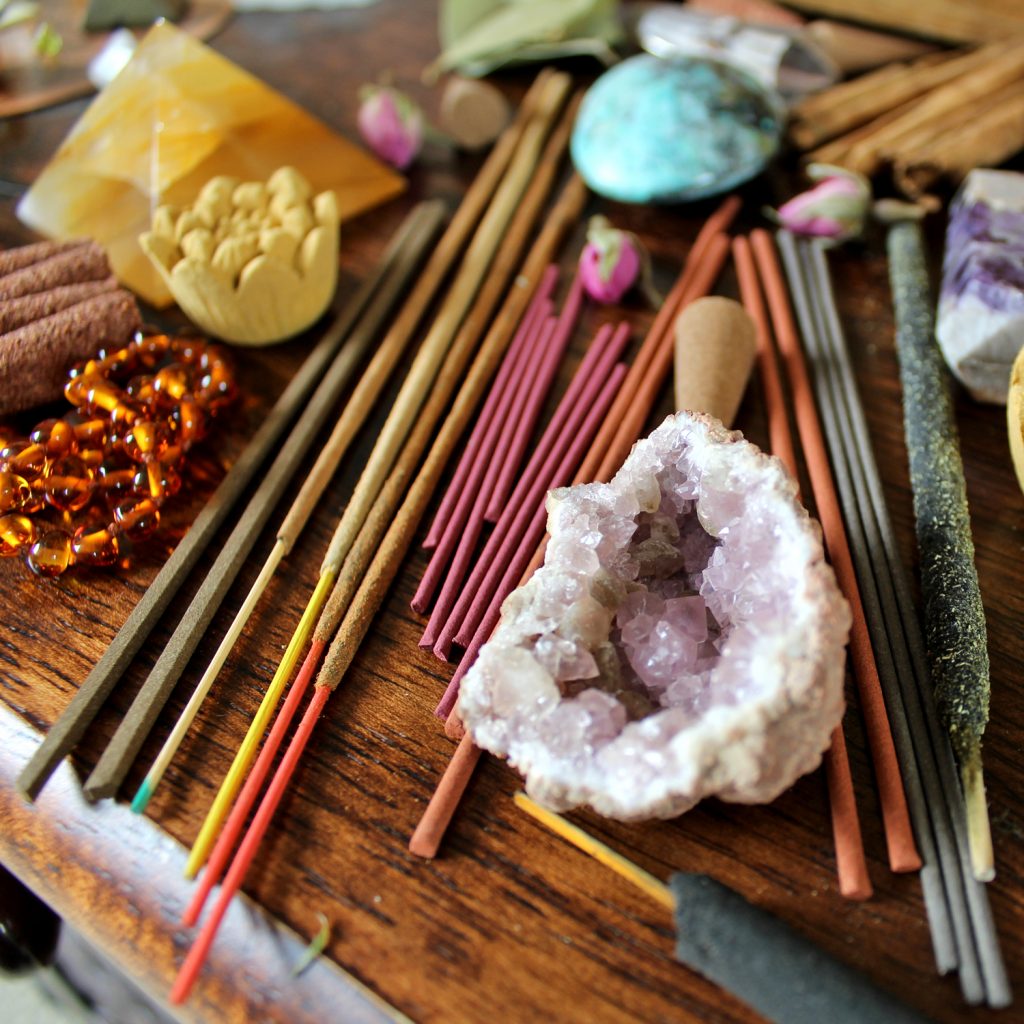 Various types of incense