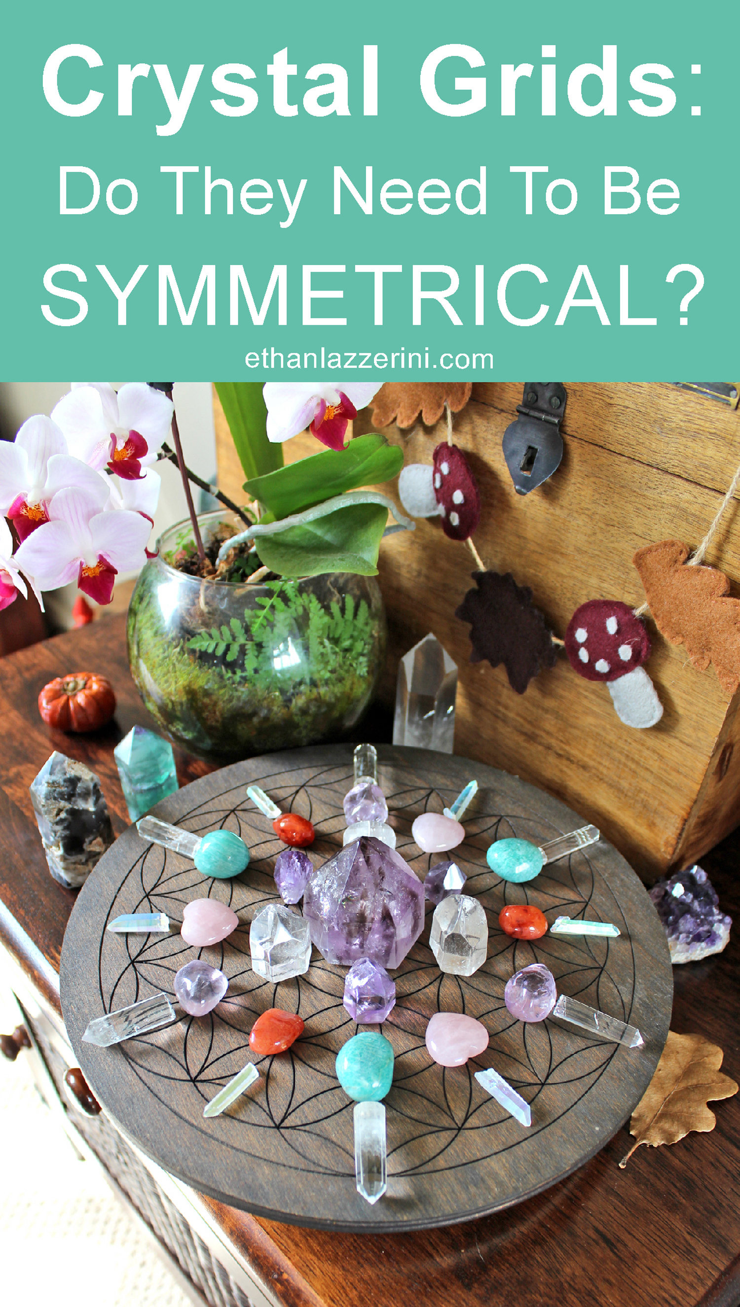 Do crystal grids have to be symmetrical?