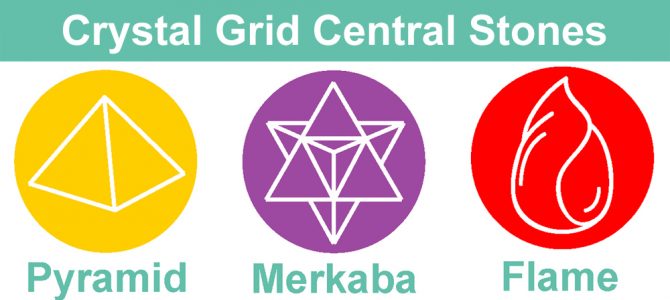 Crystal Grid Central Stones, Focus Stone, Centre Stone