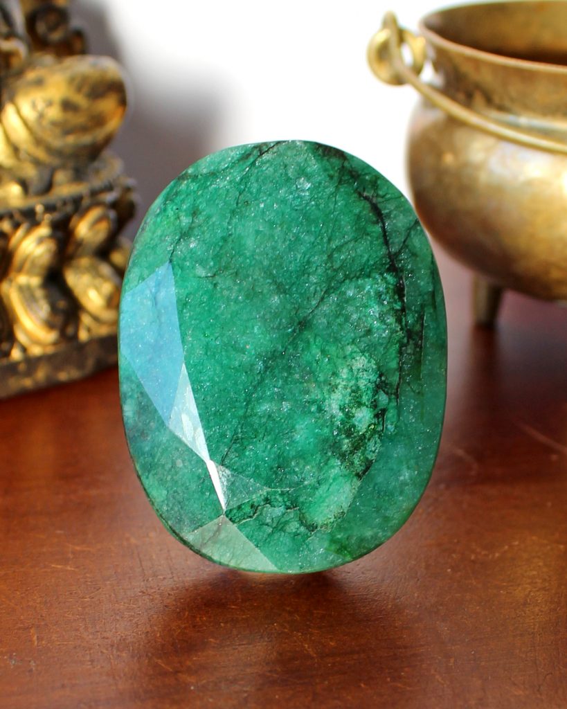 Faceted Emerald
