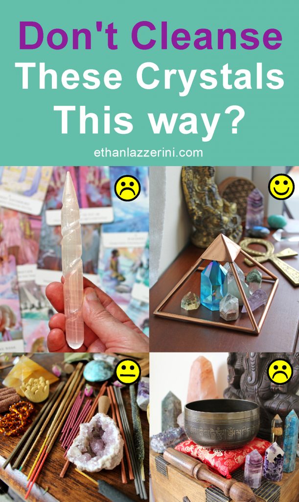 Different cleansing methods. Should you cleanse crystals differently?