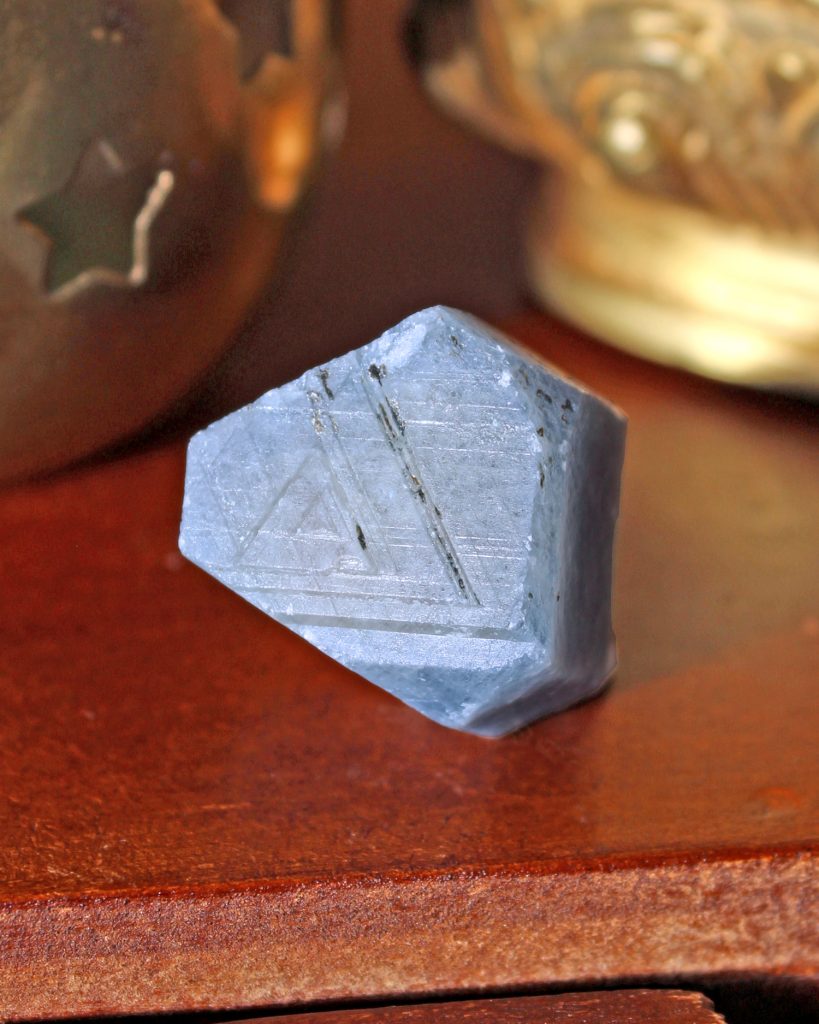 Blue Sapphire Record Keeper Crystal